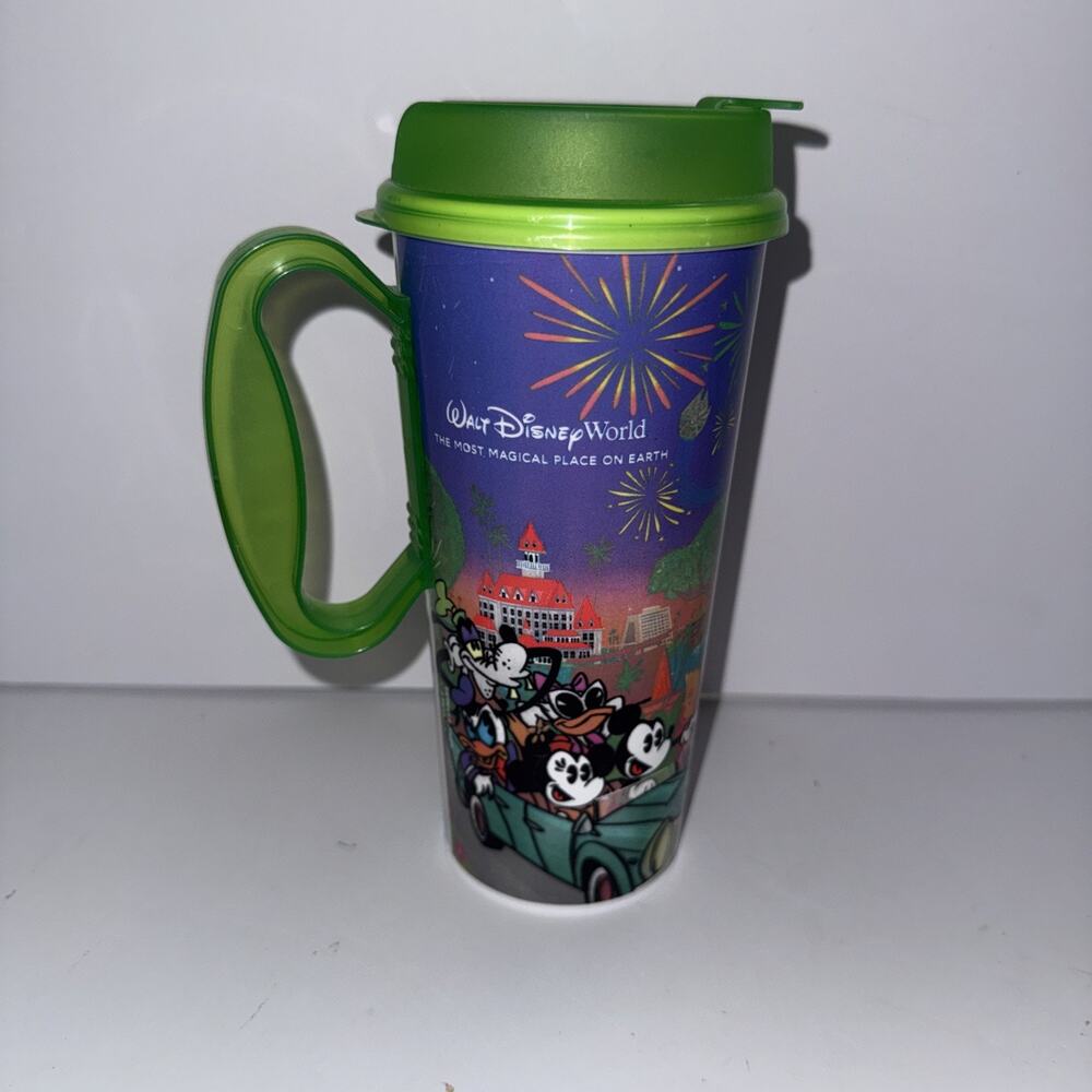 Walt Disney World Resort Reusable Refillable Mug Mickey & Friends 4 Parks